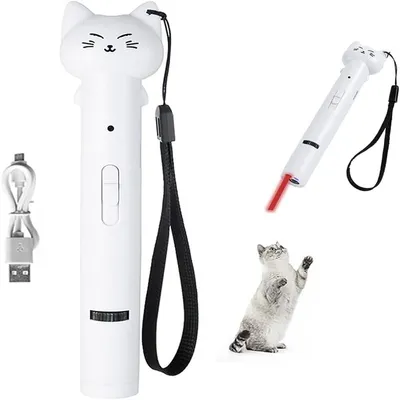 LovuPet Jouet interactif pour chat avec pointeur laser, rechargeable