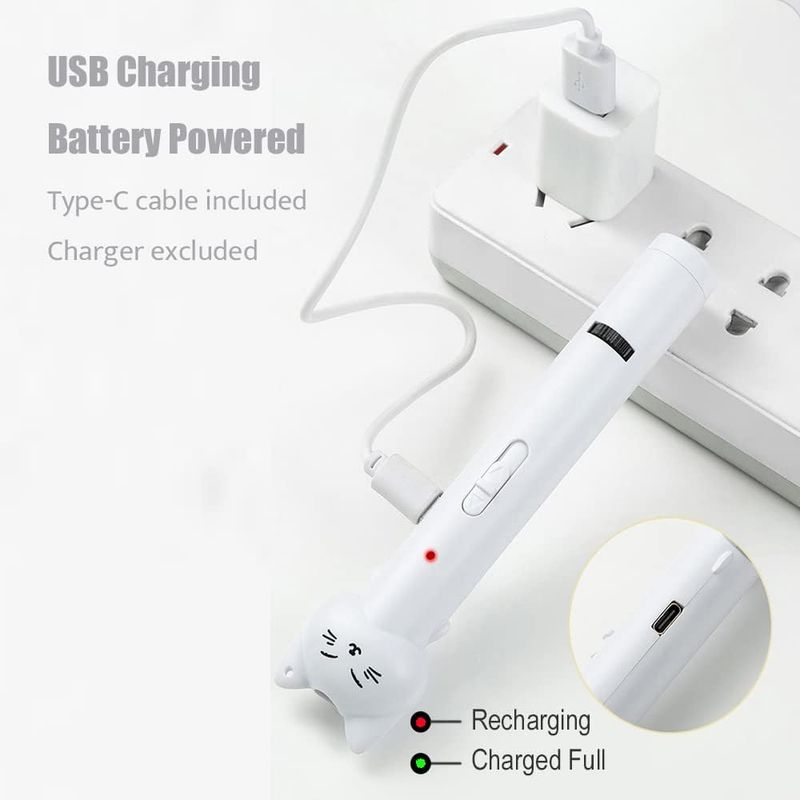LovuPet Jouet interactif pour chat avec pointeur laser, rechargeable