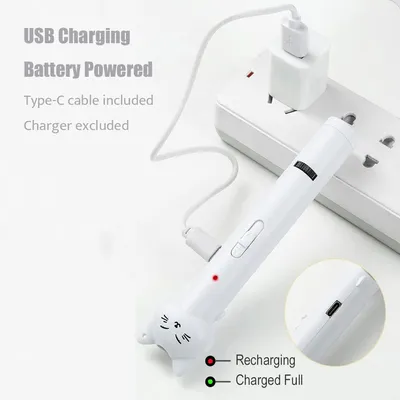 LovuPet Jouet interactif pour chat avec pointeur laser, rechargeable