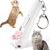 LovuPet Jouet interactif 3 en 1 pour chats et chiens avec mousqueton blanc