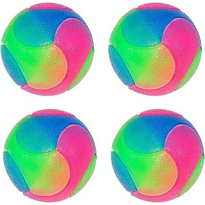 Balle de Chien LED Lumineuse Rebondissante Interactive avec Clignotant