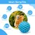 ZENITHMIND Boule pour chien,jouet à mâcher interactif silencieux,Ø 5,5 cm