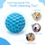 ZENITHMIND Boule pour chien,jouet à mâcher interactif silencieux,Ø 5,5 cm