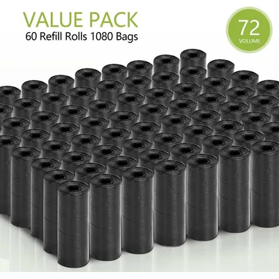 ZENITHMIND 72 rouleaux chien sac poubelle biodégradable organiquement