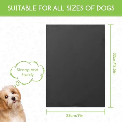 ZENITHMIND 72 rouleaux chien sac poubelle biodégradable organiquement