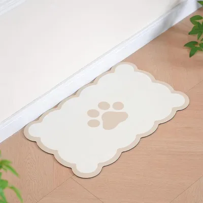 ZENITHMIND Tapis d'alimentation absorbant pour chien et chat,lavable