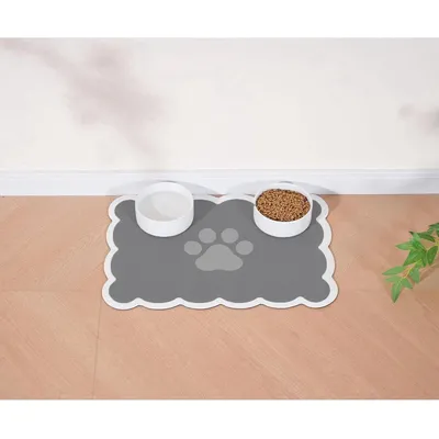 ZENITHMIND Tapis d'alimentation absorbant pour chien et chat 33*55cm