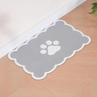 ZENITHMIND Tapis d'alimentation absorbant pour chien et chat 33*55cm