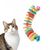 Jouet à mâcher pour chat en feutre avec clochette colorée 20cm