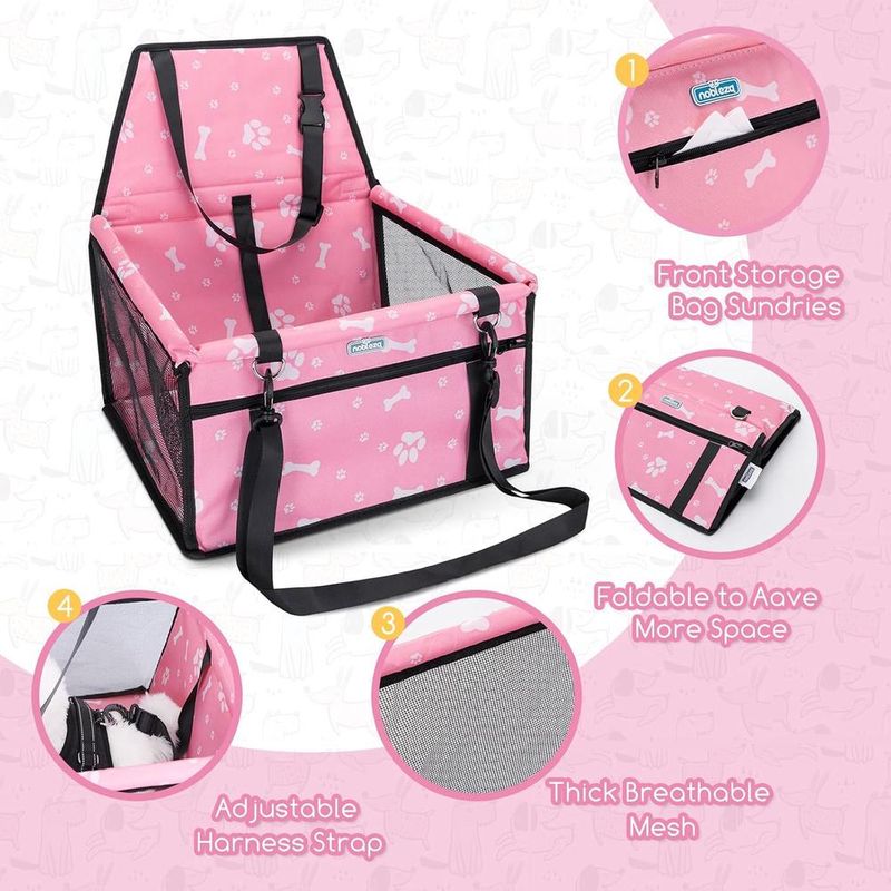 ZENITHMIND Siège auto Chat Chien pour chien de petite et moyenne taille
