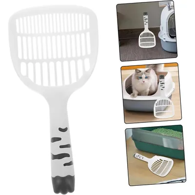 ZENITHMIND Pelle à sable pour chat avec large surface, bord incliné ZENITHMIND Pelle à sable pour chat avec large surface, bord incliné