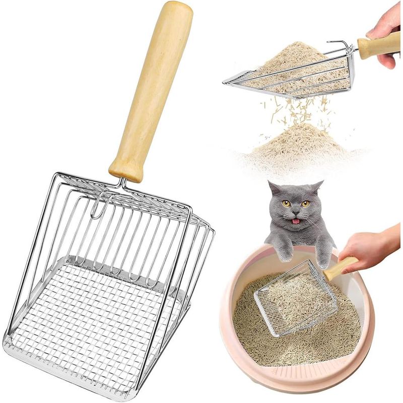 ZENITHMIND Pelle à Llitière pour Chat, Pelle Litiere Chat 26,5*13cm