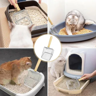 ZENITHMIND Pelle à Llitière pour Chat, Pelle Litiere Chat 26,5*13cm