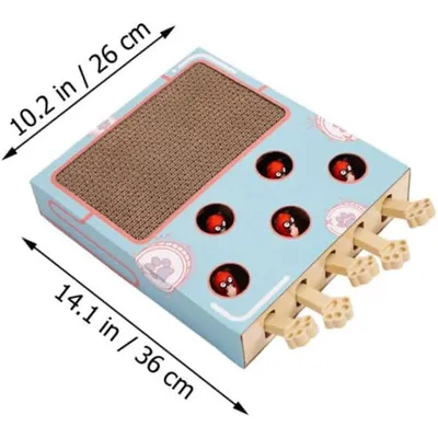 ZENITHMIND Chat avec Planche à Gratter de Chasse pour Chat Jeu