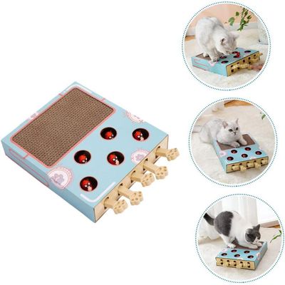 ZENITHMIND Chat avec Planche à Gratter de Chasse pour Chat Jeu