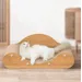 ZENITHMIND Griffoir pour chat - Chaise longue en bois pour chats