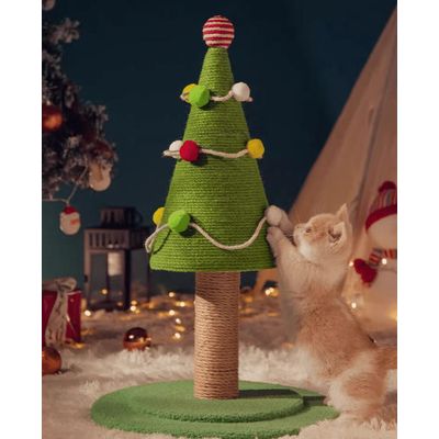 ZENITHMIND Arbre De NoëL Jouet pour Chats à Griffer