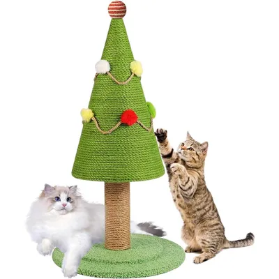 ZENITHMIND Arbre De NoëL Jouet pour Chats à Griffer