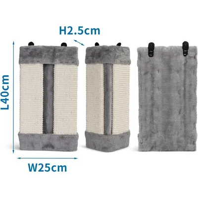 ZENITHMIND Raclette d'angle, raclette pour chat, protection des bords