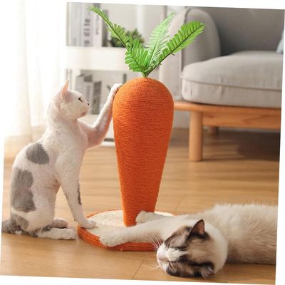 ZENITHMIND 1 pièce Griffoir pour Chat Forme de Carotte