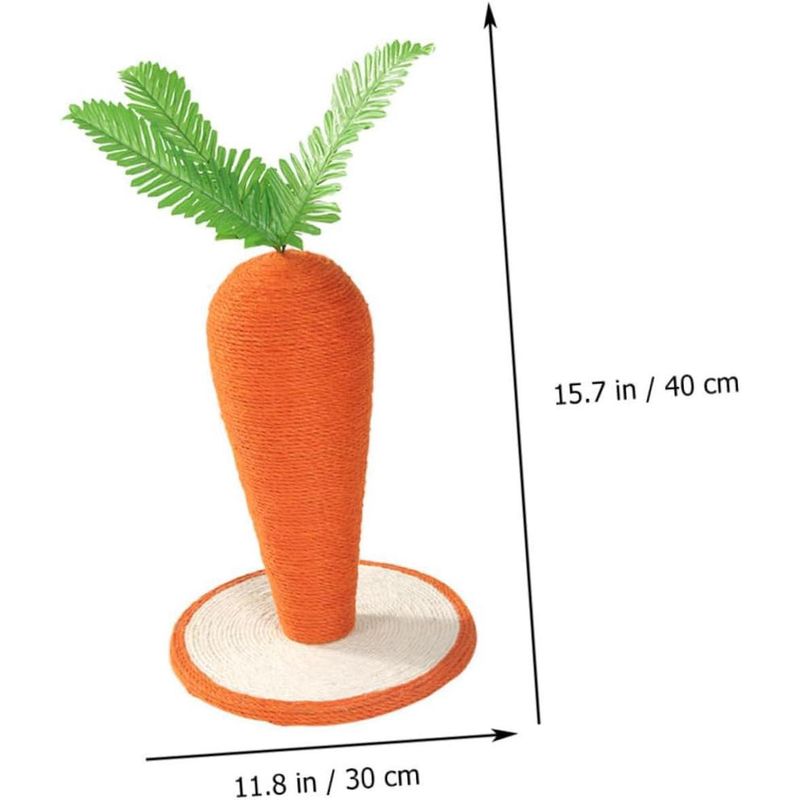 ZENITHMIND 1 pièce Griffoir pour Chat Forme de Carotte
