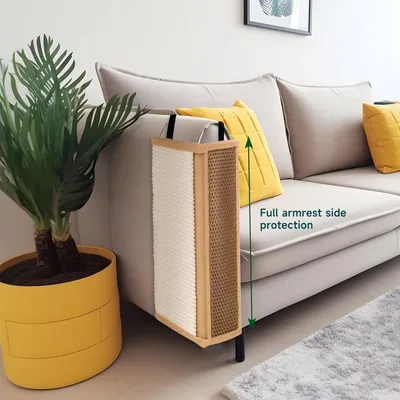 ZENITHMIND Tapis à gratter chat, mur chat scraper chat