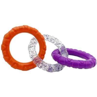 ZENITHMIND Jouets à 3 anneaux pour chiens en plein air