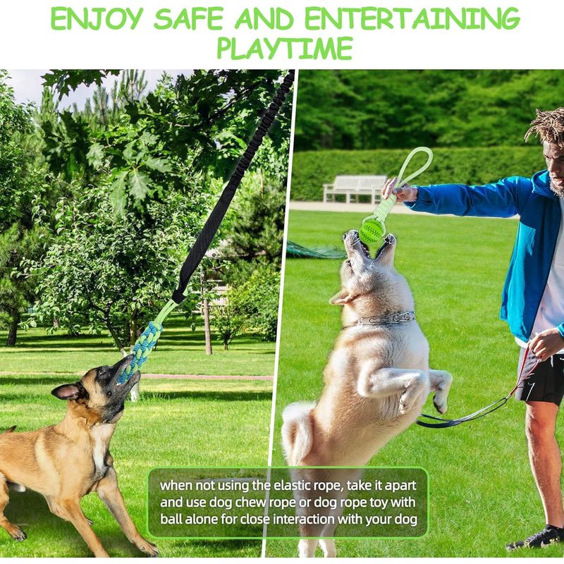 LovuPet Jouets en corde pour chiens, jouet interactif à tirer à la corde