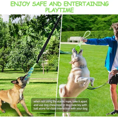 LovuPet Jouets en corde pour chiens, jouet interactif à tirer à la corde