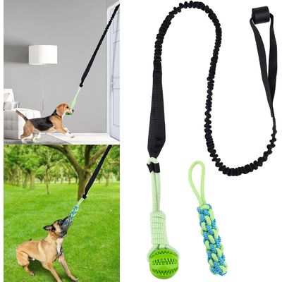 LovuPet Jouets en corde pour chiens, jouet interactif à tirer à la corde