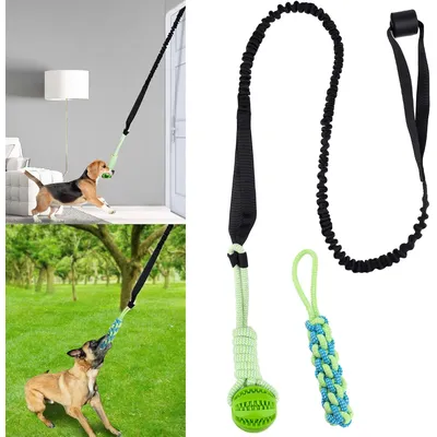 LovuPet Jouets en corde pour chiens, jouet interactif à tirer à la corde
