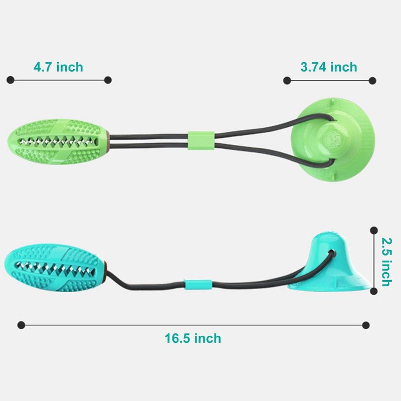 LovuPet Jouet à mâcher pour chien avec ventouse pour mâcheurs agressifs