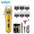 Tondeuse Pro Chien/Chat Poil Long - IPX7, Silencieuse, Sans Fil (Or)