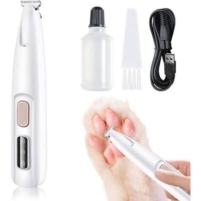 Tondeuse Chien/Chat Silencieuse - Étanche Rechargeable, LED pour Pattes