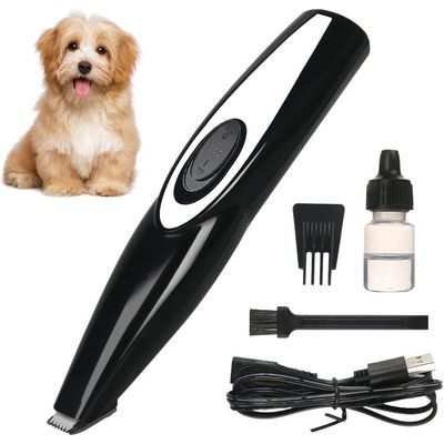 Tondeuse Chien/Chat USB sans Fil - Précision Oreilles, Pattes, Visage
