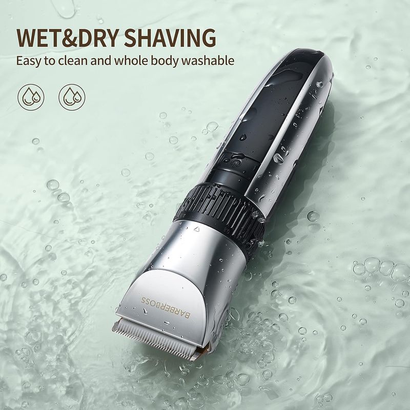 Tondeuse Chien/Chat Pro - Sans Fil, Imperméable, Lame Céramique & LED