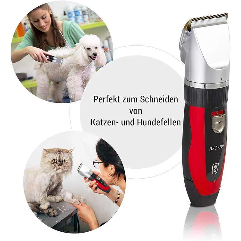 Tondeuse électrique pour chien et chat, Silencieuse, Rechargeable