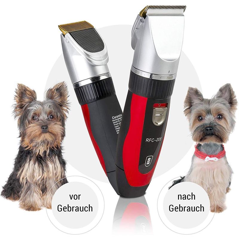 Tondeuse électrique pour chien et chat, Silencieuse, Rechargeable