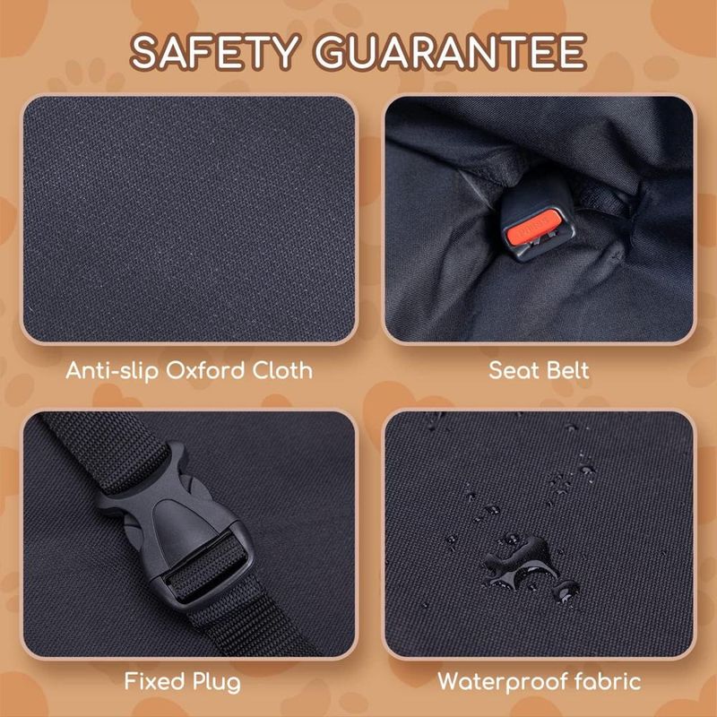 ZENITHMIND Coussin de siège de chien de voiture