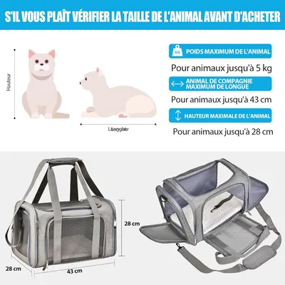 ZENITHMIND Transport Chat Chien