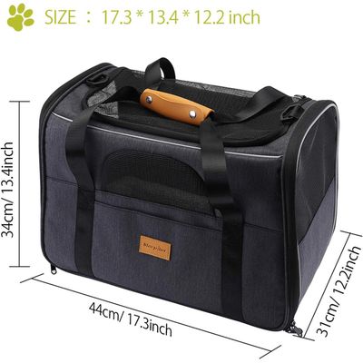 ZENITHMIND Transport Chat Respirant et Pliable Cage Transport