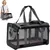 ZENITHMIND Transport pour Chat et Petit Chien(Noir Classique)