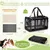 ZENITHMIND Transport pour Chat et Petit Chien(Noir Classique)