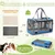 ZENITHMIND Transport Pliable pour Chat et Petit Chien Bleu Ciel