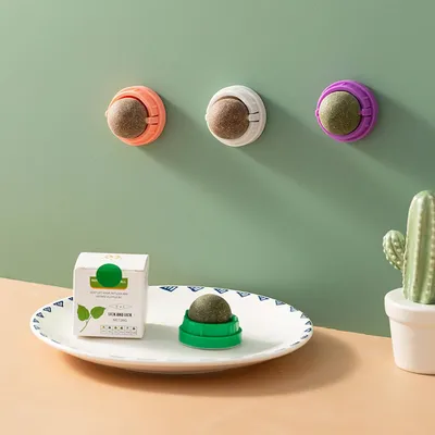 LovuPet Lot de 6 boules à chat-Brossez les dents de votre chat