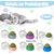 LovuPet Lot de 6 boules à chat-Brossez les dents de votre chat