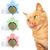 LovuPet 3 Pièces Boule Herbe a Chat,360 Degrés Boule d'herbe à Chat(Tortue)