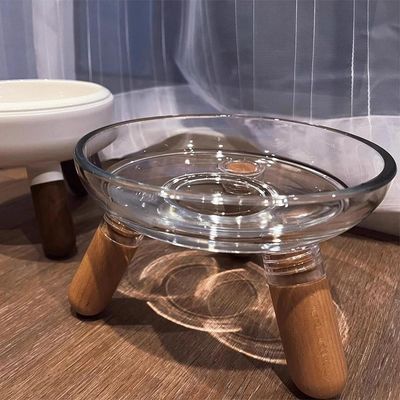 ZENITHMIND Simple surélevé PET Bowl verre réglable haut
