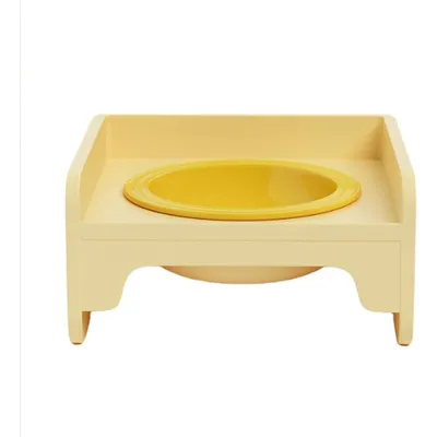 ZENITHMIND Bol de Nourriture pour Animaux de Compagnie Pet Cube
