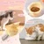 ZENITHMIND Bol pour chat en céramique en forme de fleur